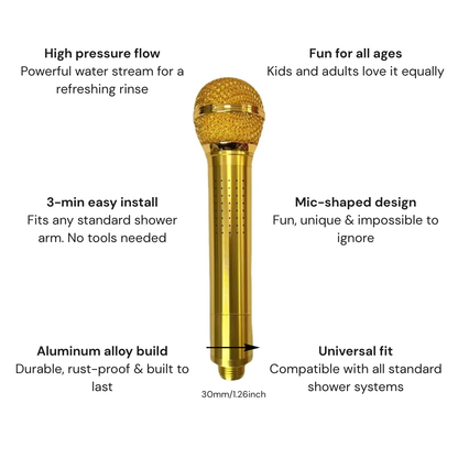 Microphone Shower Head